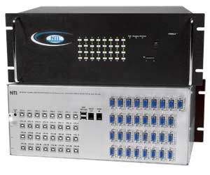 32 port USB KVM switch rackmounted OSD